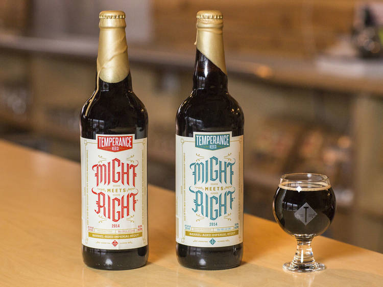 Temperance Brewing’s Might Meets Right Barrel-Aged Stouts