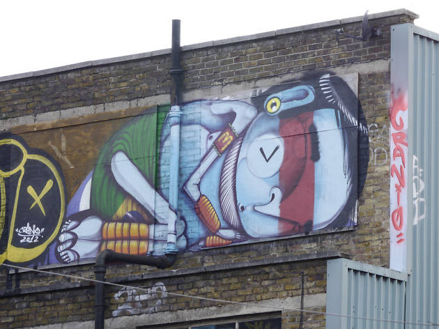 Cranio street art © Claude Crommelin Cranio street art © Claude Crommelin