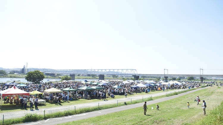 多摩川河川敷