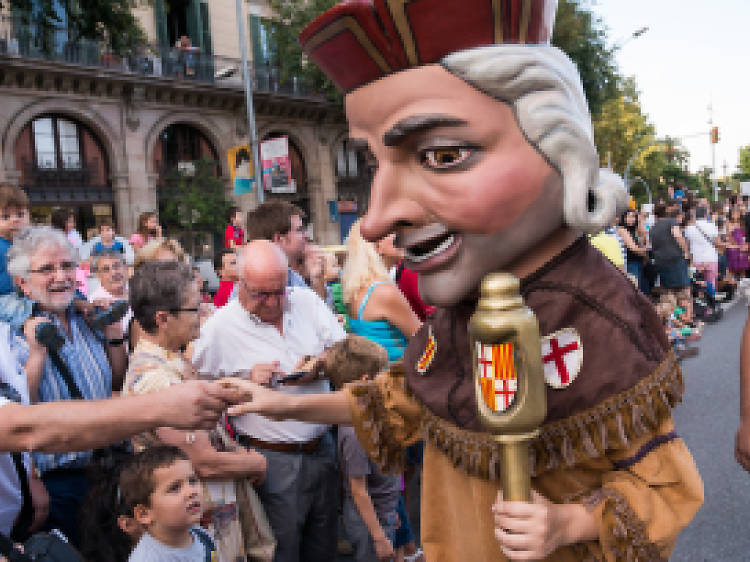 La Mercè parade