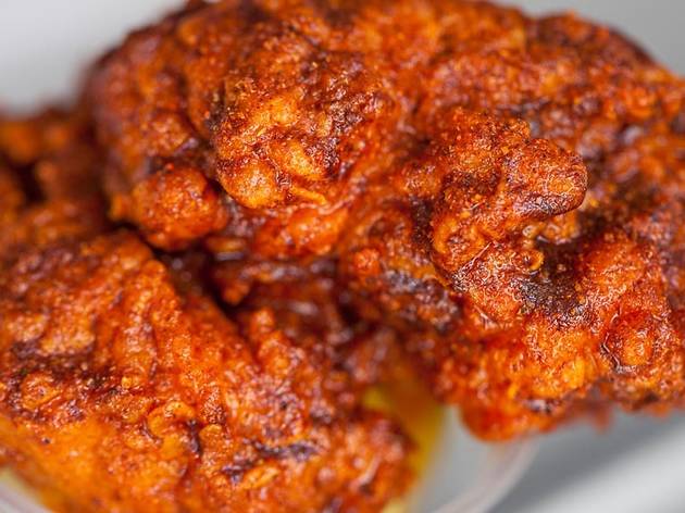 Nashville hot chicken from Howlin' Ray's at The Taste 2015
