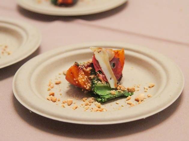 Grilled California peaches from Love & Salt at The Taste 2015