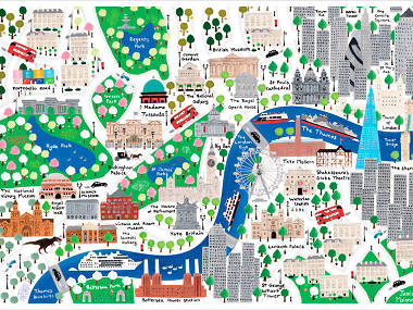 This kids' map belongs on every London-lover's wall