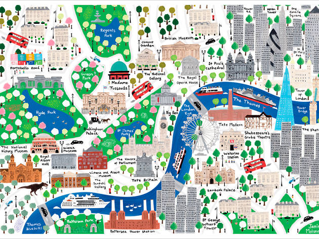 Результат пошуку зображень за запитом "map of london for kids"