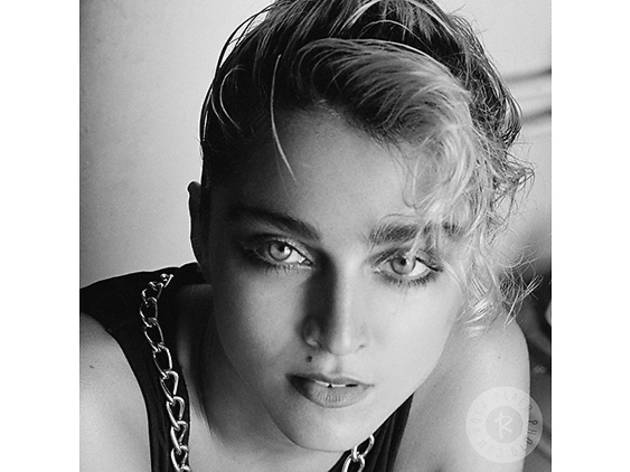 Madonna photographed in New York City in 1982.