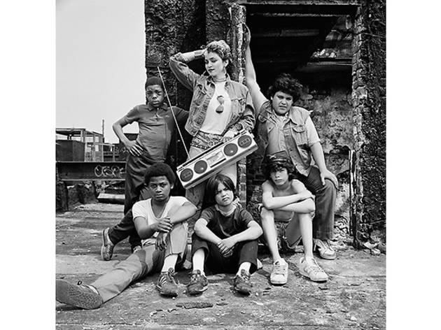 Madonna photographed in the Lower East Side in 1982
