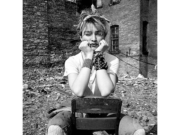 Madonna photographed in New York City in 1982.