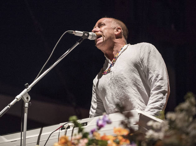 Faith No More performed in Douglas Park on day one of Riot Fest, September 11, 2015.