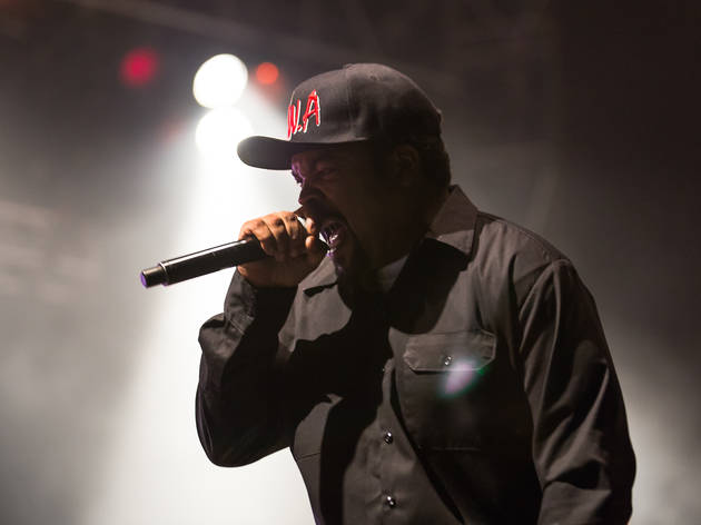 Ice Cube performed in Douglas Park on day one of Riot Fest, September 11, 2015.