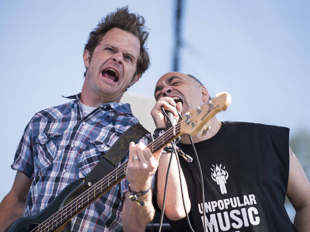The Dead Milkmen took the stage on day two of Riot Fest, September 12, 2015.