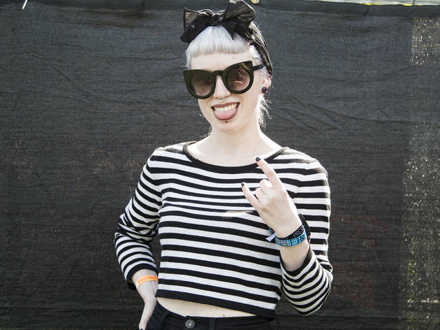 Attendees showed up sporting denim, leather and more great festival fashion at Riot Fest 2015.