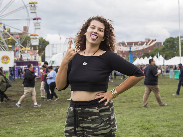 Attendees showed up sporting denim, leather and more great festival fashion at Riot Fest 2015.