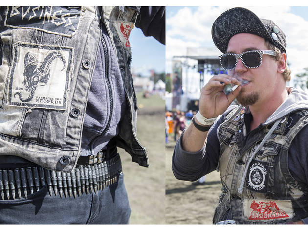 Attendees showed up sporting denim, leather and more great festival fashion at Riot Fest 2015.