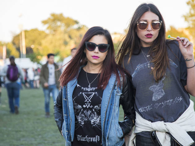 Attendees showed up sporting denim, leather and more great festival fashion at Riot Fest 2015.
