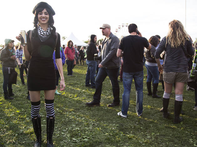 Attendees showed up sporting denim, leather and more great festival fashion at Riot Fest 2015.