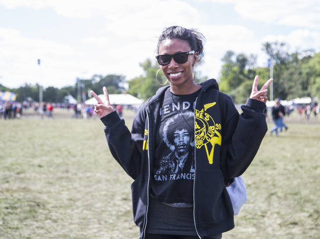 Attendees showed up sporting denim, leather and more great festival fashion at Riot Fest 2015.