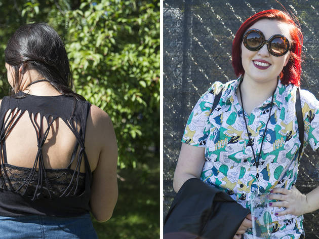Attendees showed up sporting denim, leather and more great festival fashion at Riot Fest 2015.