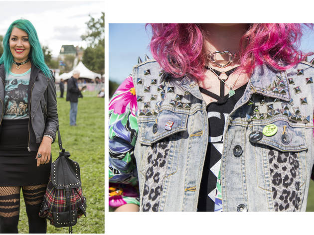 Attendees showed up sporting denim, leather and more great festival fashion at Riot Fest 2015.