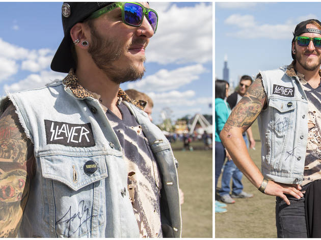 Attendees showed up sporting denim, leather and more great festival fashion at Riot Fest 2015.