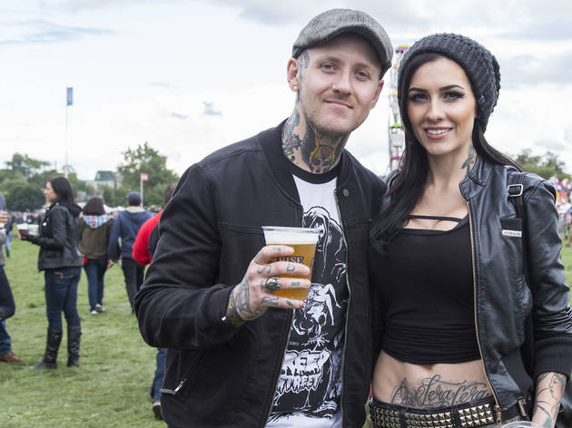 Attendees showed up sporting denim, leather and more great festival fashion at Riot Fest 2015.