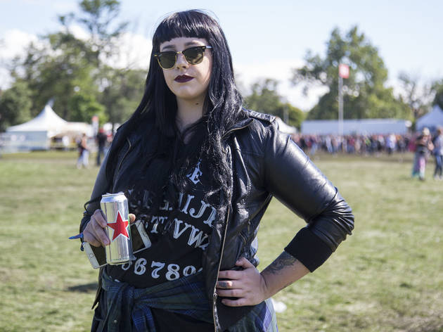 Attendees showed up sporting denim, leather and more great festival fashion at Riot Fest 2015.