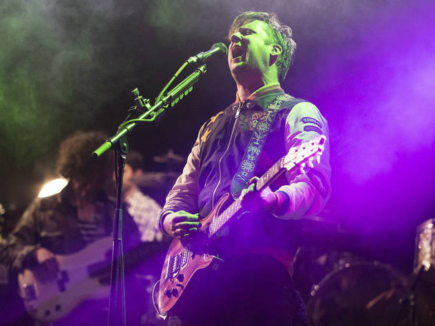 Modest Mouse turned in a set on the final day of Riot Fest, September 13, 2015.