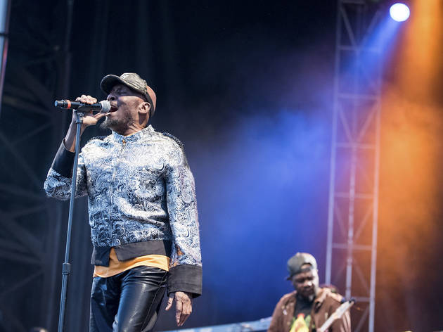 Jimmy Cliff turned in a set on the final day of Riot Fest, September 13, 2015.