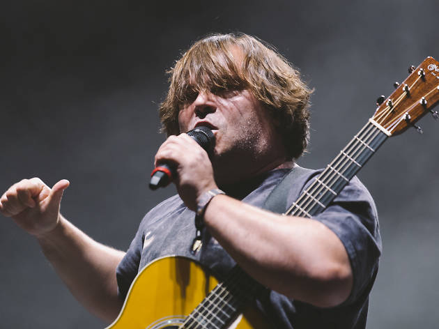 Tenacious D turned in a set on the final day of Riot Fest, September 13, 2015. Tenacious D turned in a set on the final day of Riot Fest, September 13, 2015.