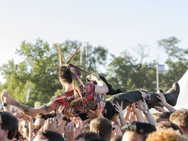 Punks and rockers gathered in Douglas Park for the final day of Riot Fest, September 13, 2015.