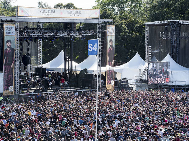 Punks and rockers gathered in Douglas Park for the final day of Riot Fest, September 13, 2015.