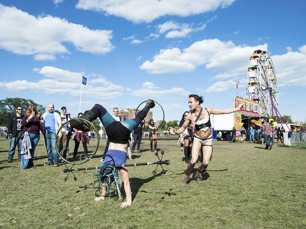 Punks and rockers gathered in Douglas Park for the final day of Riot Fest, September 13, 2015.