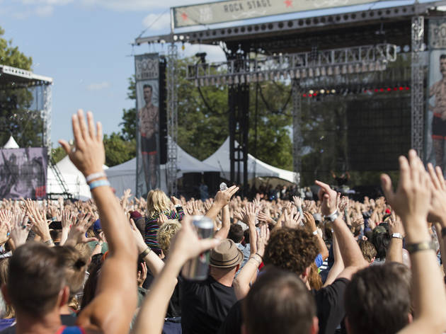 Punks and rockers gathered in Douglas Park for the final day of Riot Fest, September 13, 2015.