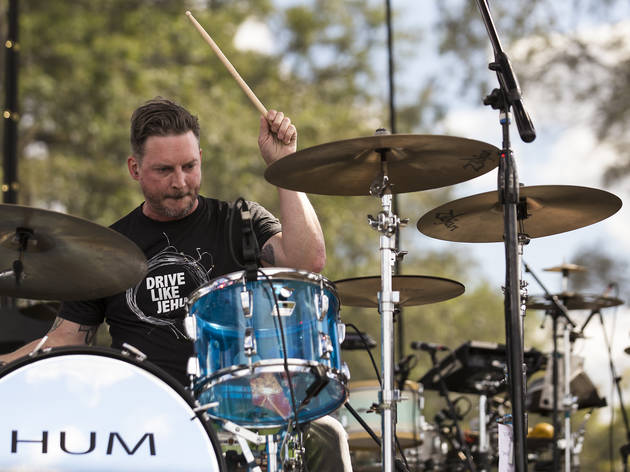 Hum turned in a set on the final day of Riot Fest, September 13, 2015.