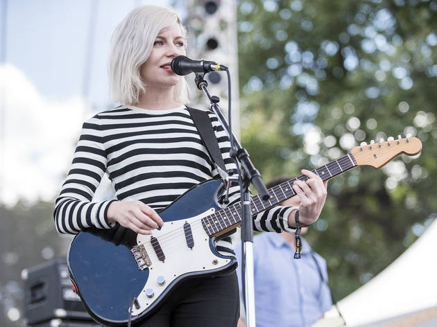 Alvvays turned in a set on the final day of Riot Fest, September 13, 2015.