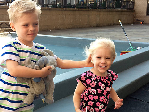 Brandon (4) and Olivia (2), Harlem