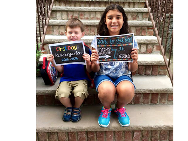 Robbie (4) and Emily (12), Bronx