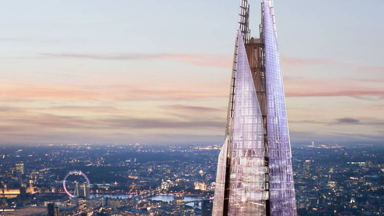 Admire the views from The Shard