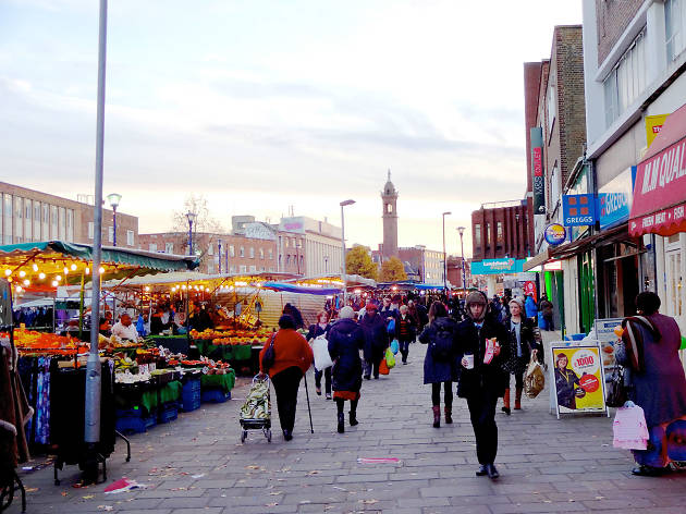 Lewisham area guide Lewisham High Street market