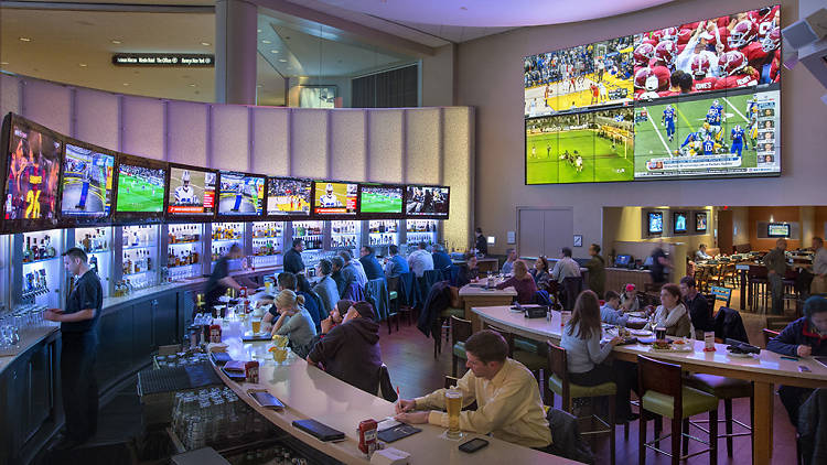 Watch a game at a sports bar