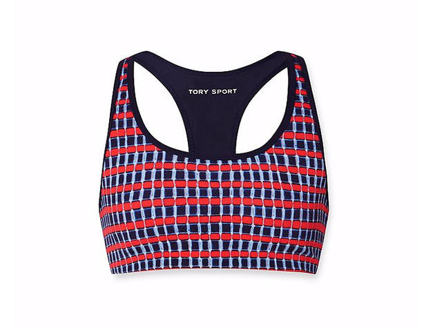 Tory Sport mesh-back bra, $65, at torysport.com