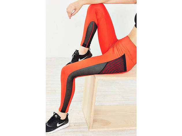 Without Walls striped mesh Etta ankle leggings, $68, at urbanoutfitters.com