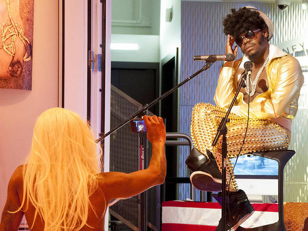 Take a look at Jaamil Olawale Kosoko's daring new performance #negrophobia Take a look at Jaamil Olawale Kosoko's daring new performance #negrophobia