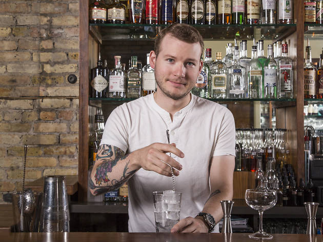 Bartender Luke Andrews