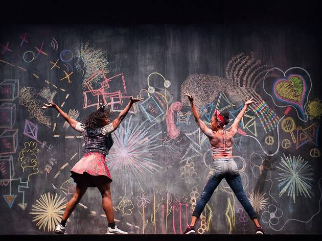 Fana Fraser and Beatrice Capote in Camille A. Brown's BLACK GIRL Fana Fraser and Beatrice Capote in Camille A. Brown's BLACK GIRL