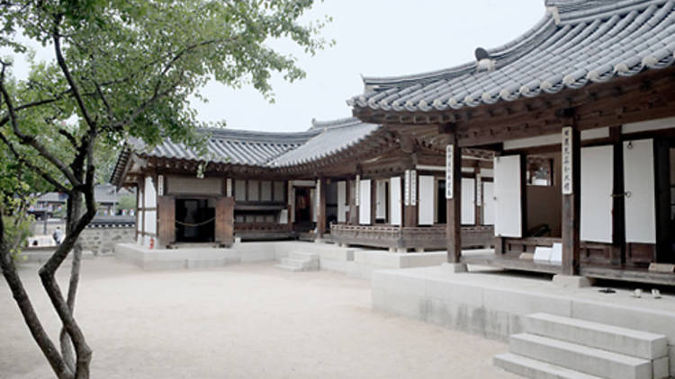 Check out a hanok village