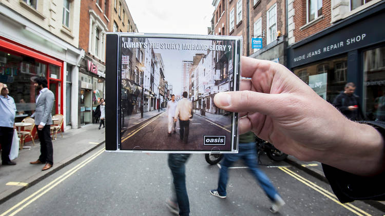 '(What's the Story) Morning Glory?' on Berwick Street, Soho