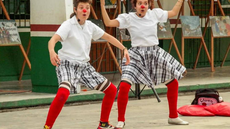 Clowntraste en el Dolores Olmedo