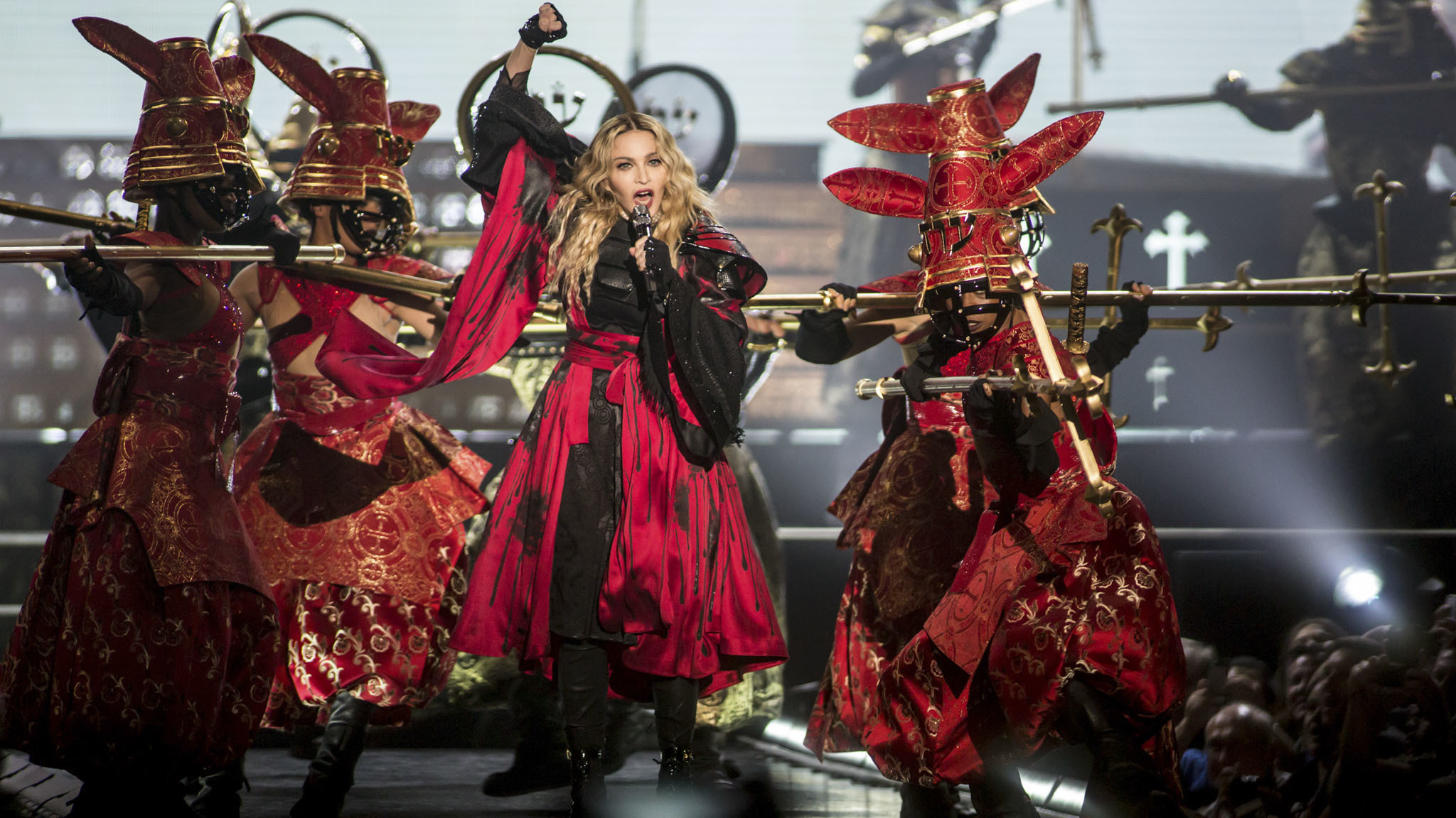 Photos of Madonna's performance at the United Center