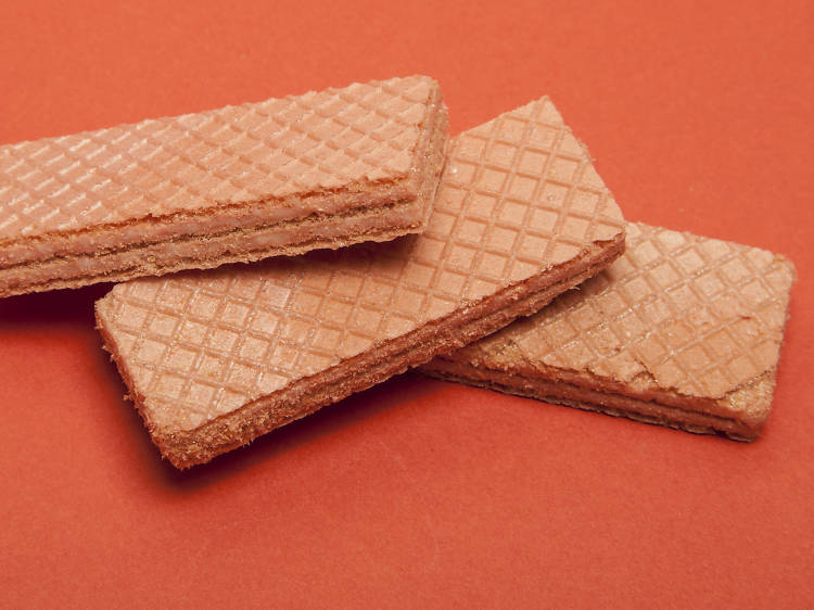 Pink wafer