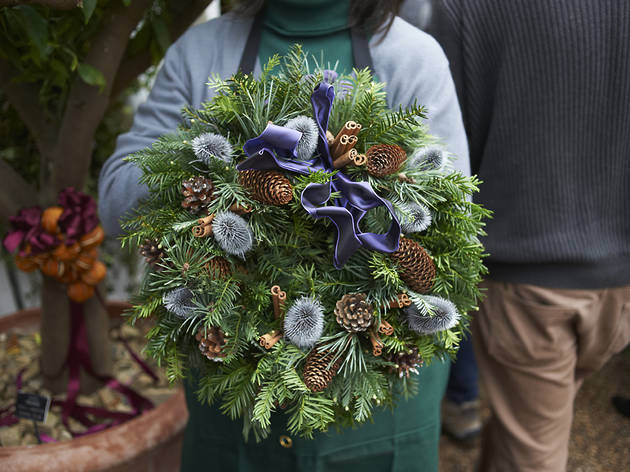 Chelsea Physic Garden Christmas Fair Chelsea Wreath from the Physic Garden Christmas Fair